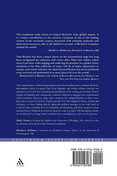 Produktbild: The International Reception of Samuel Beckett