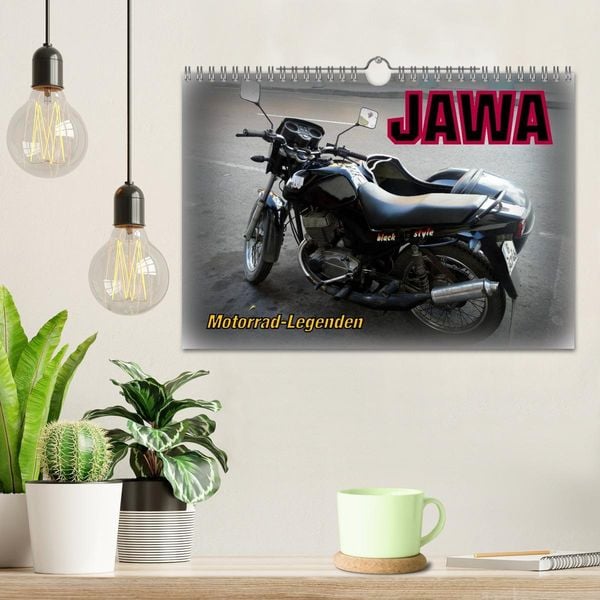 Produktbild: Motorrad-Legenden: JAWA (Wandkalender 2026 DIN A4 quer), CALVENDO Monatskalender