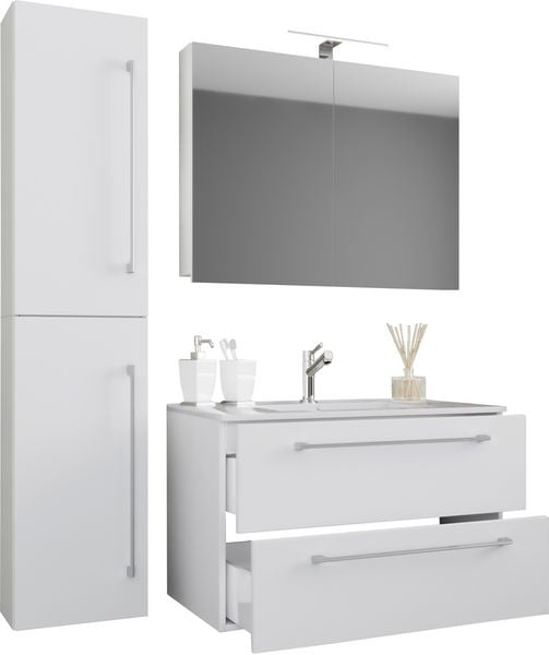 Produktbild: 4-tlg. Waschplatz Waschtisch Badinos Schublade SC