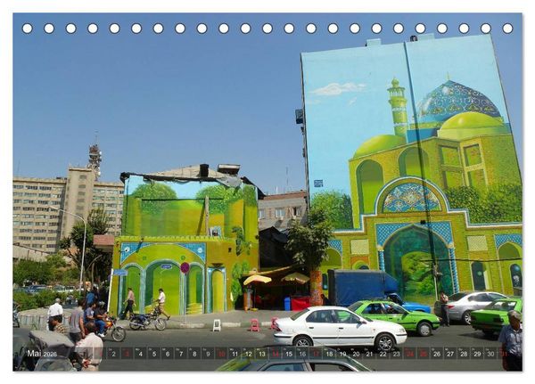 Produktbild: Iran - Eine Bilder-Reise (Tischkalender 2026 DIN A5 quer), CALVENDO Monatskalender