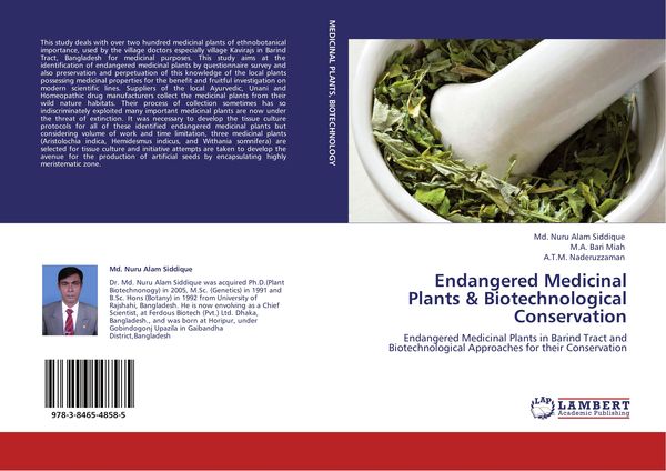 Produktbild: Endangered Medicinal Plants & Biotechnological Conservation