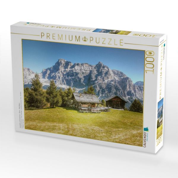 Produktbild: CALVENDO Puzzle Lavarella und Conturines - Fanes - Alta Badia - | 1000 Teile Lege-Gr&ouml;&szlig;e 64x48cm Foto-Puzzle f&uuml;r gl&uuml;ckliche Stunden