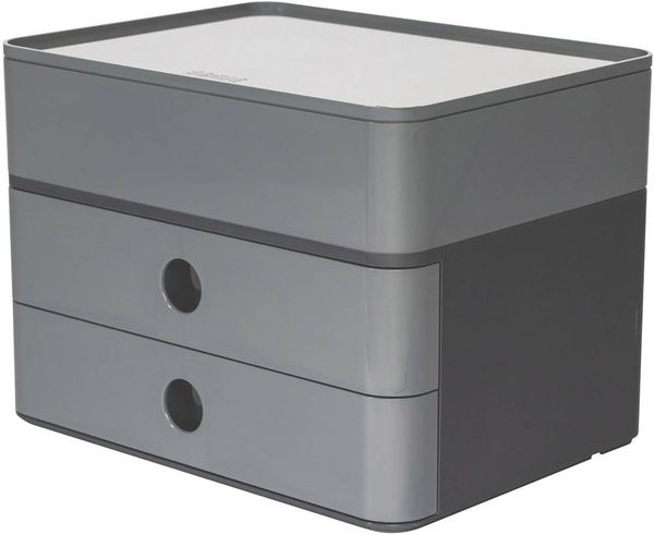 HAN SMART-BOX PLUS ALLISON 1100-19 Schubladenbox Schwarz, Grau, Weiß Anzahl der Schubfächer: 2