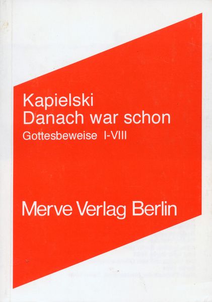 Produktbild: Danach war schon