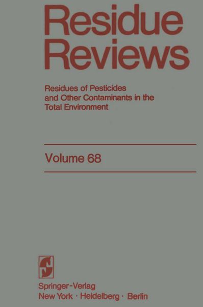 Produktbild: Residue Reviews