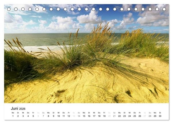 Produktbild: Sylt, der nordfriesische Inseltraum (Tischkalender 2026 DIN A5 quer), CALVENDO Monatskalender