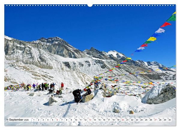 Produktbild: NEPAL, die Umrundung des Manaslu (Wandkalender 2026 DIN A2 quer), CALVENDO Monatskalender