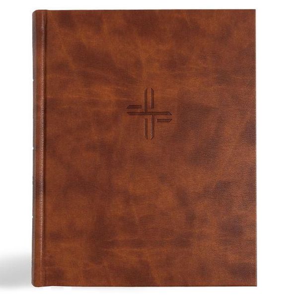 Produktbild: CSB Notetaking Bible, Expanded Reference Edition, Brown Leathertouch Over Board