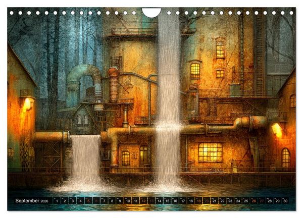 Produktbild: Die faszinierende Welt der industriellen &Auml;sthetik (Wandkalender 2026 DIN A4 quer), CALVENDO Monatskalender