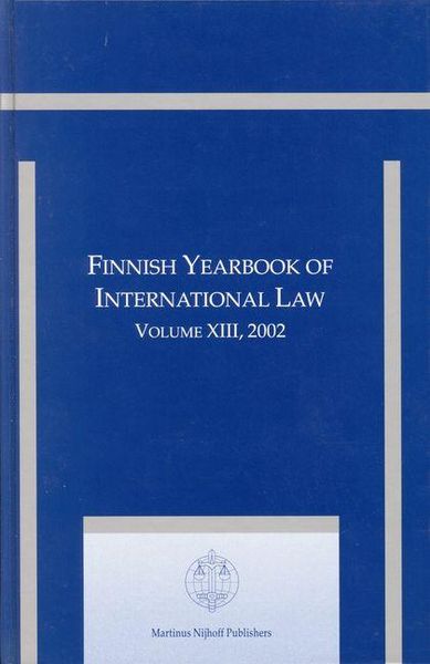 Produktbild: Finnish Yearbook of International Law, Volume 13 (2002)