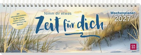 Produktbild: Tischkalender 2027 quer: Nimm dir etwas Zeit f&uuml;r dich
