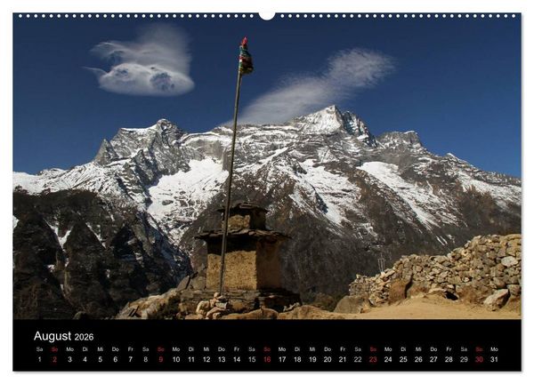 Produktbild: Die sch&ouml;nsten Berge des Khumbu Himal (Wandkalender 2026 DIN A2 quer), CALVENDO Monatskalender