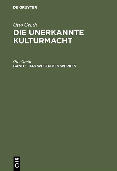 Produktbild: Das Wesen des Werkes