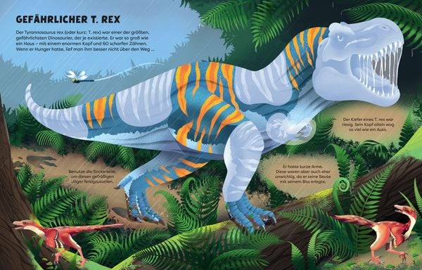 Produktbild: Die gro&szlig;e Sticker-Tierwelt: Dinosaurier