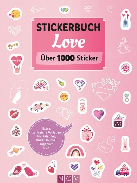 Produktbild: Stickerbuch Love I &Uuml;ber 1000 Sticker