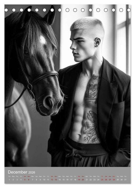 Produktbild: Riders of desire (Desk Calendar 2026 DIN A5 portrait), CALVENDO 12 Month DeskCalendar