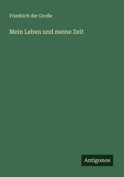 Produktbild: Mein Leben und meine Zeit