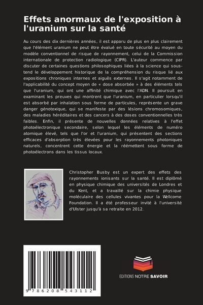 Produktbild: Effets anormaux de l'exposition &agrave; l'uranium sur la sant&eacute;