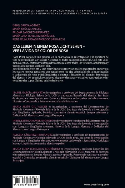 Produktbild: Das Leben in einem Rosa Licht sehen - Ver la vida de color de Rosa