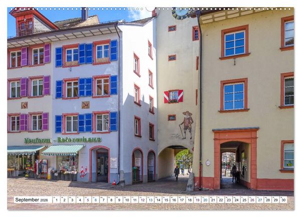 Produktbild: Waldshut - schmuckes Hochrhein St&auml;dtle (hochwertiger Premium Wandkalender 2026 DIN A2 quer), Kunstdruck in Hochglanz