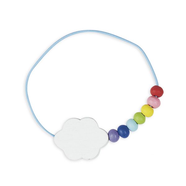 Produktbild: Bastel-Schmuckset f&uuml;r Kinder mit 3 farbenfrohen Regenbogen-Schmuckst&uuml;cken