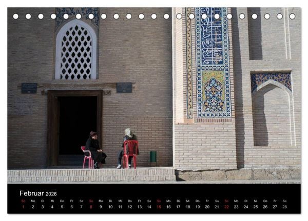 Produktbild: Usbekistan (Tischkalender 2026 DIN A5 quer), CALVENDO Monatskalender
