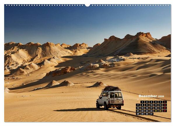 Produktbild: &Auml;gypten &ndash; westliche W&uuml;sten (hochwertiger Premium Wandkalender 2026 DIN A2 quer), Kunstdruck in Hochglanz