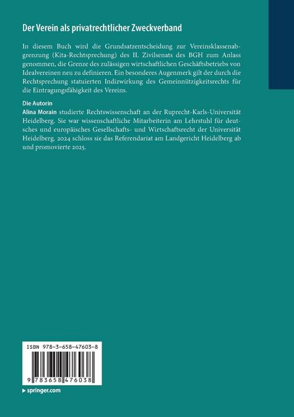 Produktbild: Der Verein als privatrechtlicher Zweckverband