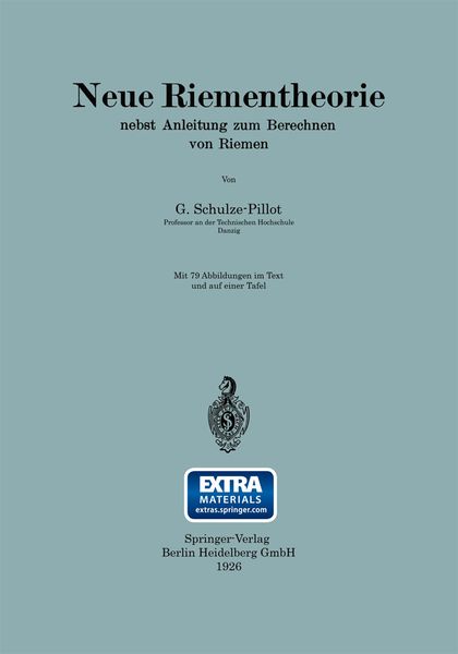 Produktbild: Neue Riementheorie