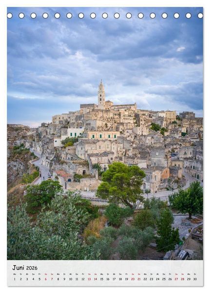 Produktbild: Apulien und Basilikata - Italiens S&uuml;den (Tischkalender 2026 DIN A5 hoch), CALVENDO Monatskalender