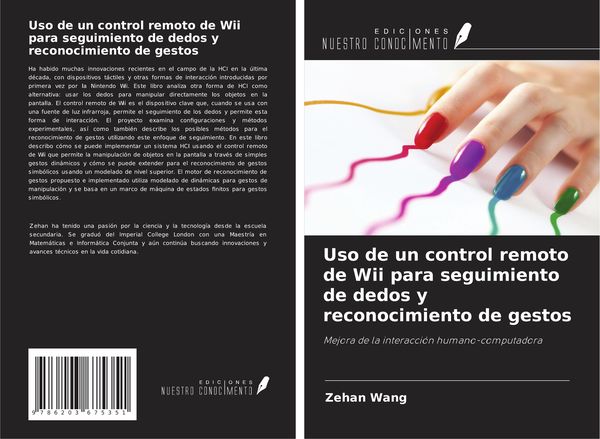 Produktbild: Uso de un control remoto de Wii para seguimiento de dedos y reconocimiento de gestos
