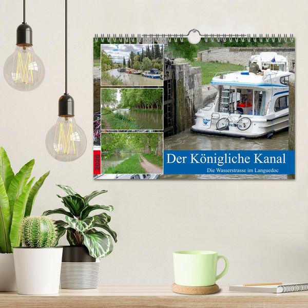 Produktbild: Der K&ouml;nigliche Kanal. Die Wasserstra&szlig;e im Languedoc (Wandkalender 2026 DIN A4 quer), CALVENDO Monatskalender