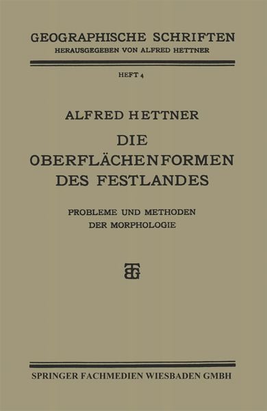 Produktbild: Die Oberfl&auml;chenformen des Festlandes