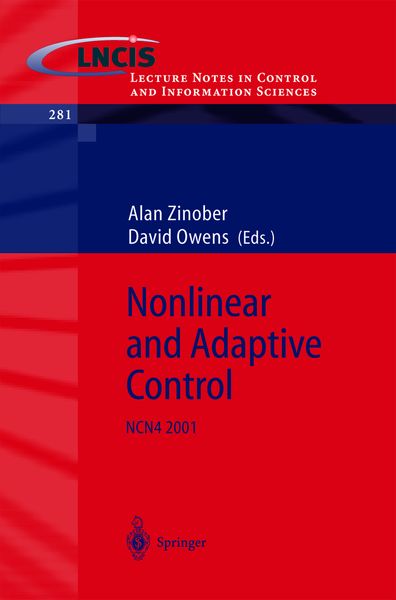 Produktbild: Nonlinear and Adaptive Control