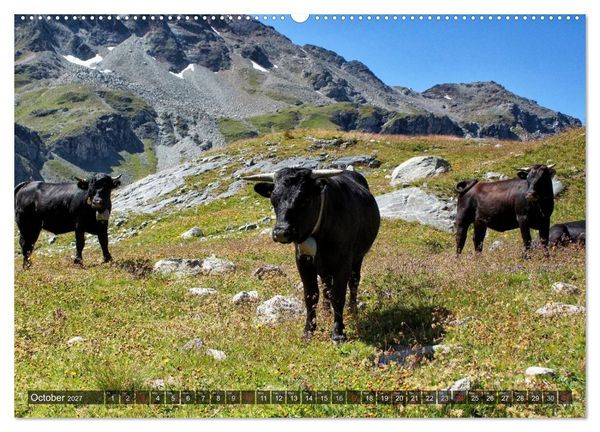 Produktbild: Valais Swiss Beauty (High Quality Premium Wall Calendar 2027 DIN A2 landscape),CALVENDO 12 Month Wall Calendar