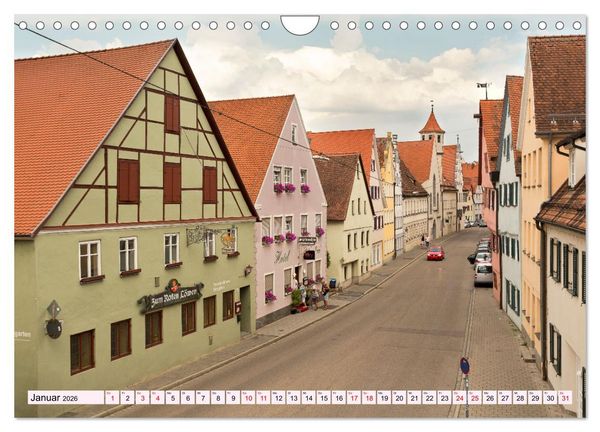 Produktbild: N&Ouml;RDLINGEN - Leben im Meteoritenkrater (Wandkalender 2026 DIN A4 quer), CALVENDO Monatskalender