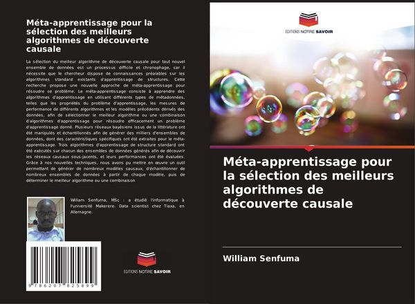 Produktbild: M&eacute;ta-apprentissage pour la s&eacute;lection des meilleurs algorithmes de d&eacute;couverte causale