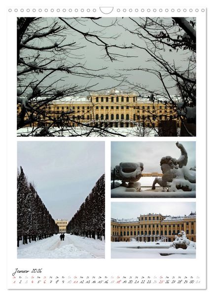 Produktbild: Schloss Sch&ouml;nbrunn im Wandel der Jahreszeiten (Wandkalender 2026 DIN A3 hoch), CALVENDO Monatskalender