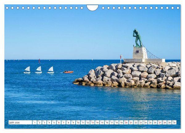 Produktbild: Montpellier - Escapades en ville et aux alentours (Calendrier mural 2026 DIN A4 vertical), CALVENDO calendrier mensuel