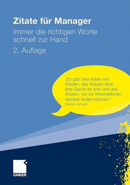Produktbild: Zitate f&uuml;r Manager