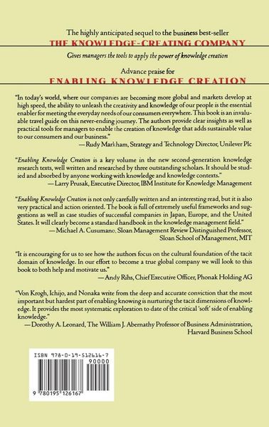 Produktbild: Enabling Knowledge Creation