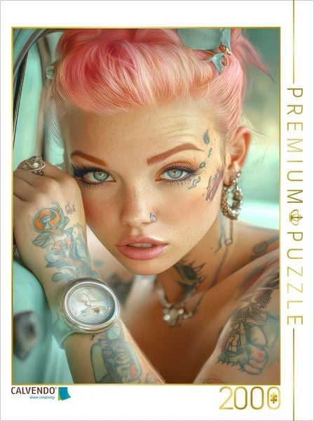 Produktbild: CALVENDO Puzzle Pin-up Girls | 2000 Teile Lege-Gr&ouml;&szlig;e 90x67cm Foto-Puzzle f&uuml;r gl&uuml;ckliche Stunden