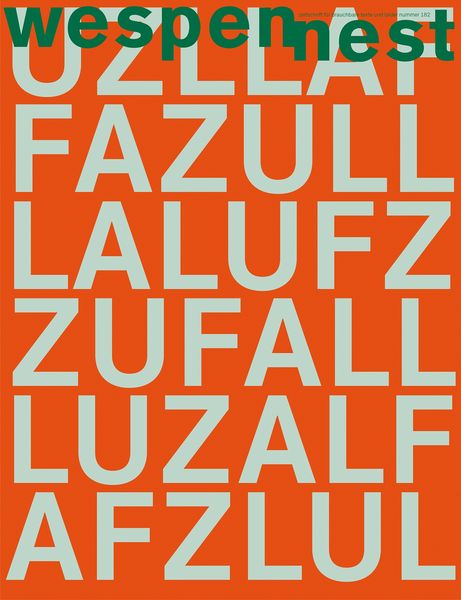 Produktbild: Wespennest - zeitschrift f&uuml;r brauchbare texte und bilder