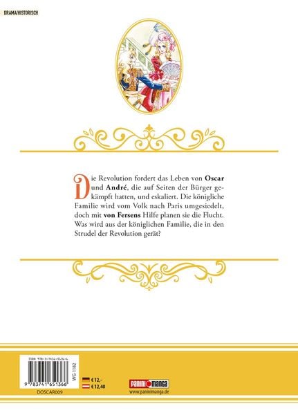Produktbild: Lady Oscar: Die Rose von Versailles 09