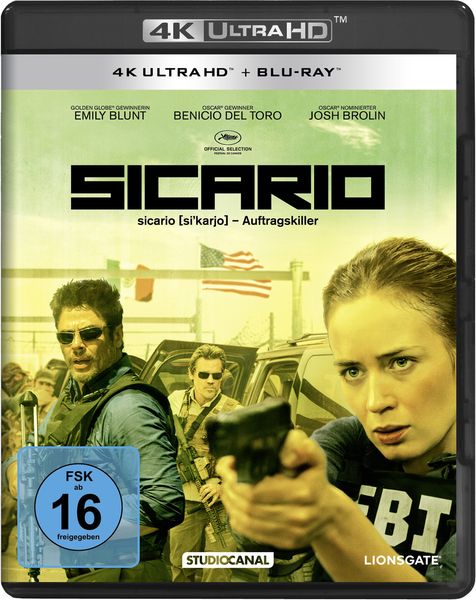 Produktbild: Sicario (4K Ultra-HD) (+ Blu-ray)
