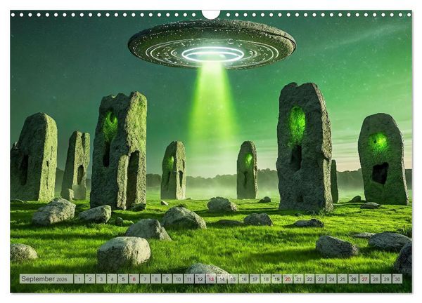 Produktbild: Dunkle Mysterien (Wandkalender 2026 DIN A3 quer), CALVENDO Monatskalender