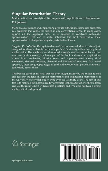 Produktbild: Singular Perturbation Theory