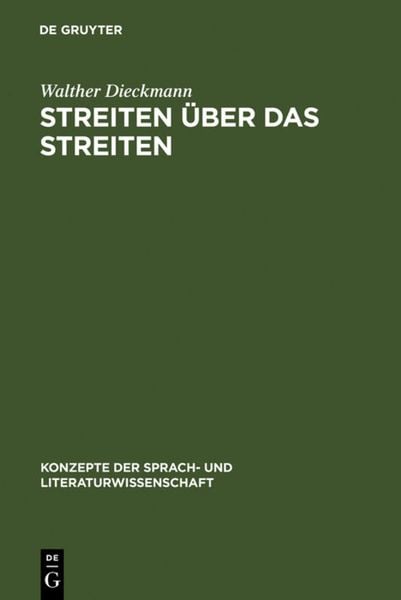 Produktbild: Streiten &uuml;ber das Streiten