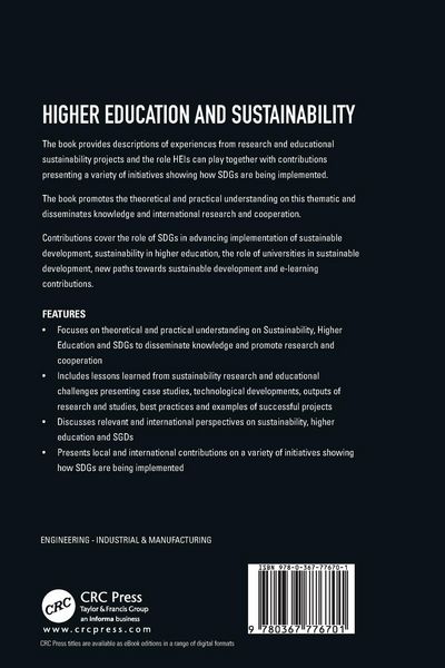 Produktbild: Higher Education and Sustainability