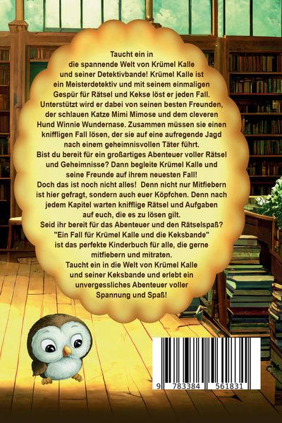 Produktbild: Das verschwundene Zauberbuch - Ein Fall f&uuml;r Kr&uuml;mel Kalle und die Keksbande